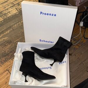 Proenza Schouler Elegant Black Heeled Boots